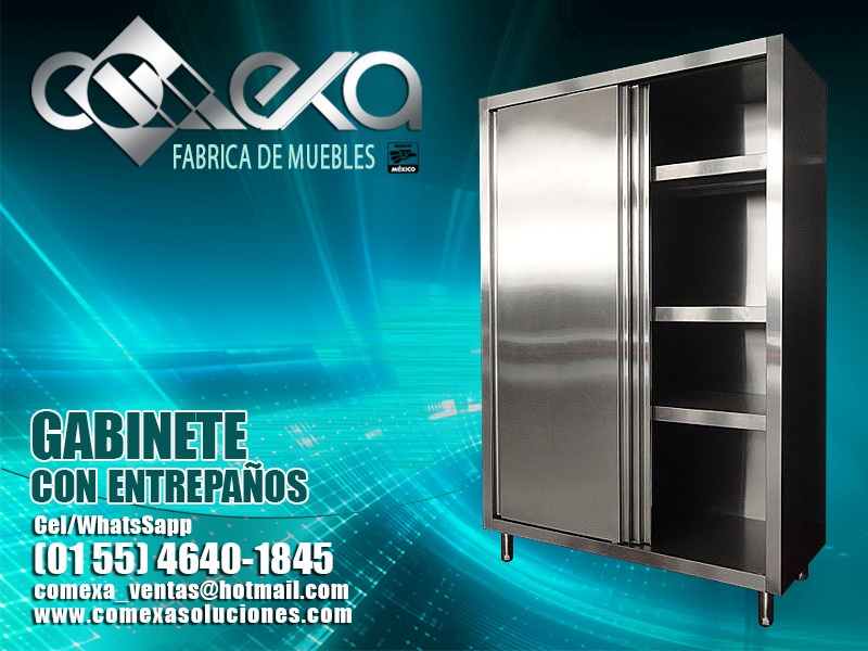 GABINETE CON ENTREPAÑOS