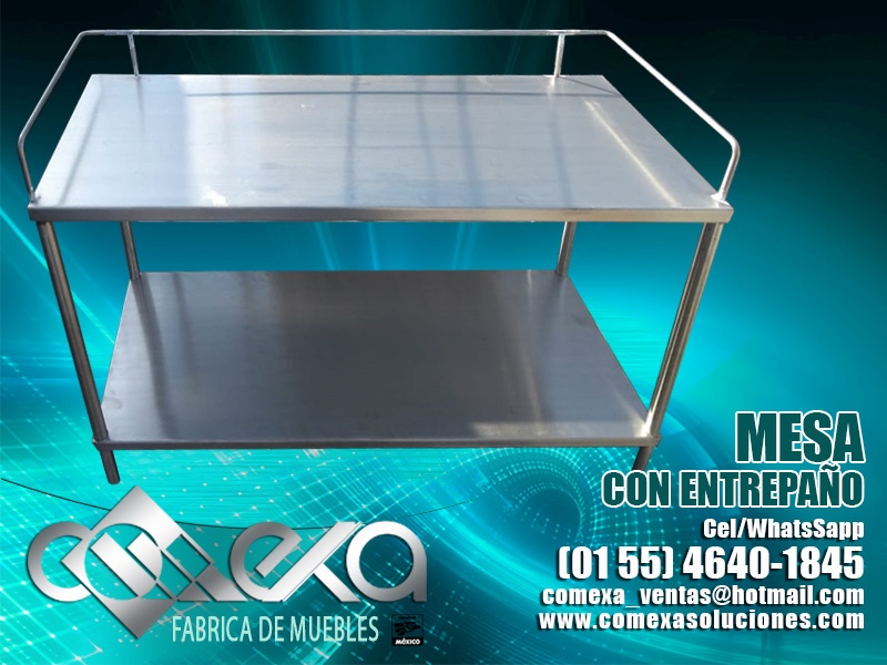 MESA CON ENTREPAÑO