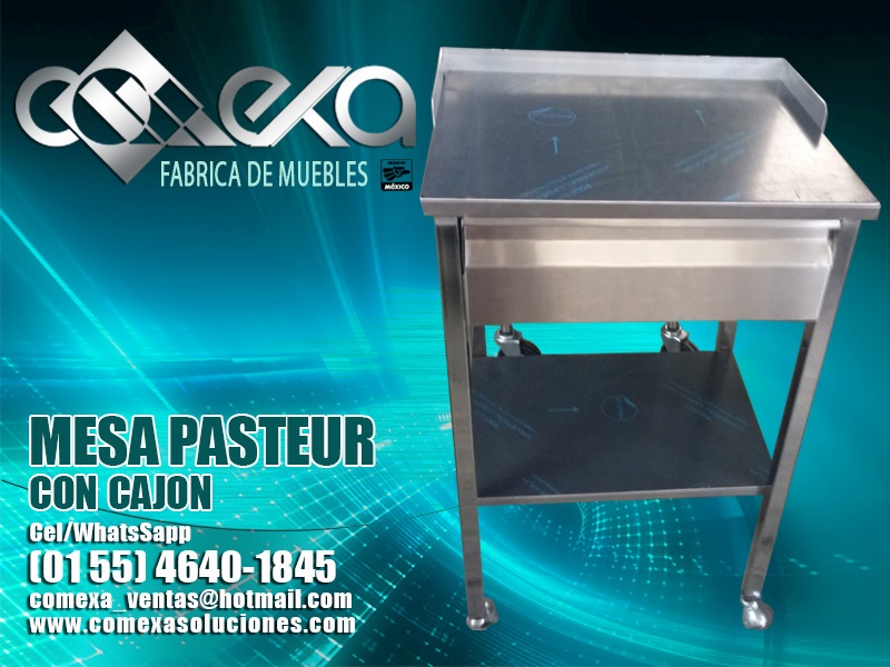 MESA PASTEUR CON CAJON