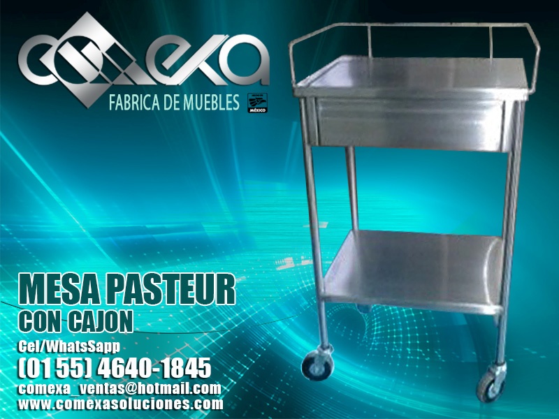 MESA PASTEUR CON CAJON