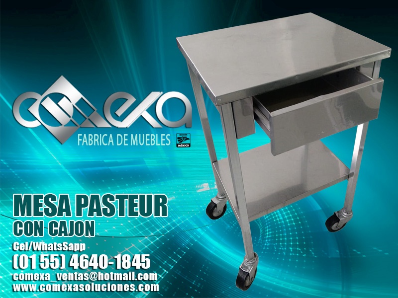 MESA PASTEUR CON CAJON