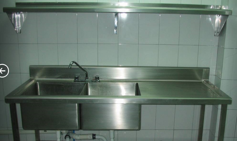 FREGADERO DOBLE TARJA IZQUIERDA